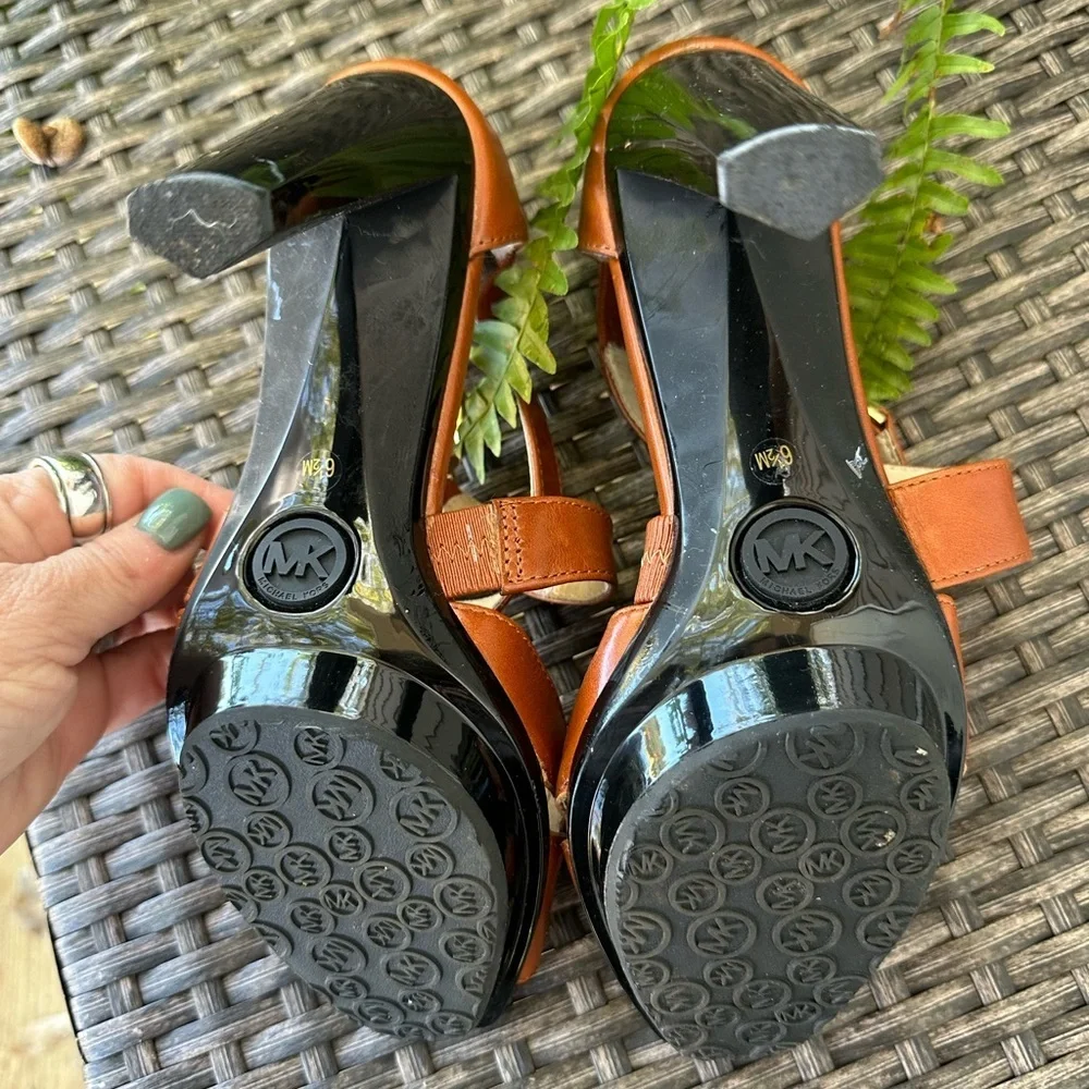Michael Kors Brown Strappy Heels